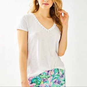 Lilly Pulitzer Etta Pom Pom Tee